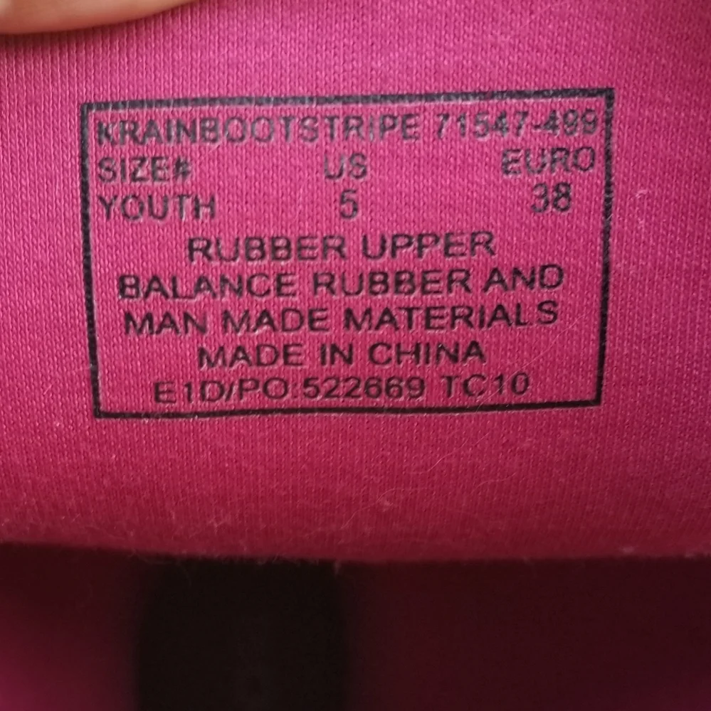 Bogs Striped Rain Boots